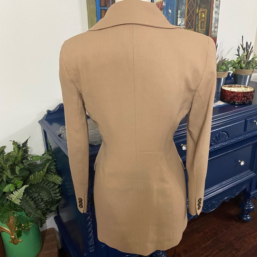 100% Wool Hugo Buscati Vintage double breasted Jacket Size 4 - Picture 2 of 8